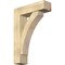 Ekena Millwork Thorton Block Rough Sawn Bracket w/ Offset Brace, Douglas Fir, 8"W x 28"D x 40"H BKT0806X28X40THR05RDF - alternate 1